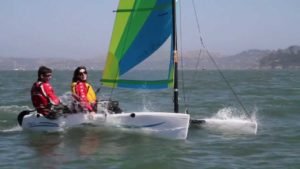 Sailing the Hobie Wave