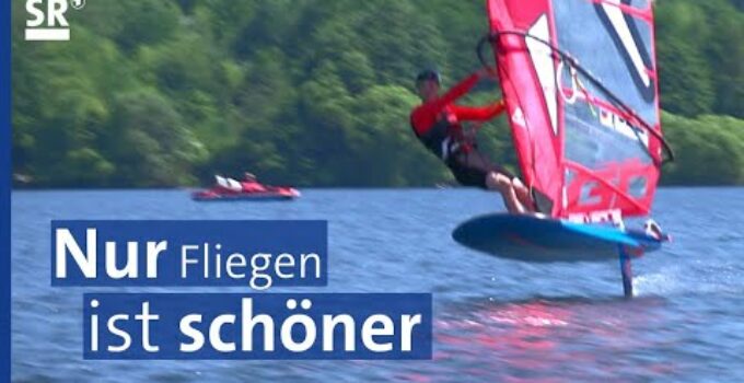 Trendsport auf dem Wasser: Windsurfen am Bostalsee/ Foil-Regatta