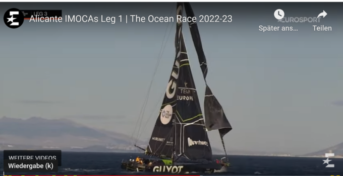 The Ocean Race 2023 – Leg 1 – Day 1 – erste Eindrücke