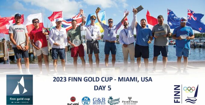 Ed Wright secures second Finn Gold Cup 2023 after no racing on final day in Miami