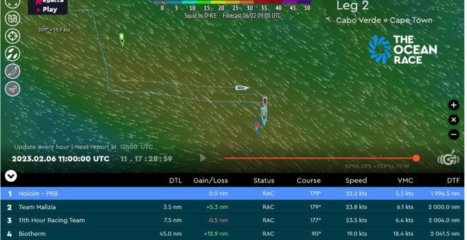 The Ocean race 2013 –  Leg 2 – Day 13 – Guyot looses more and more