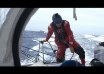The Ocean Race 2023 – Leg 2 – Malizia muss Proviant rationieren – fishing net in the foil
