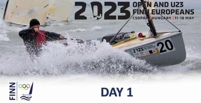 Highlights from Day 1 of the 2023 Open Finn Europeans