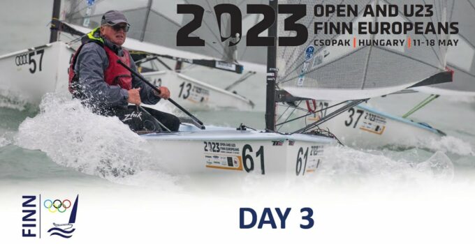 Highlights from Day 3 of the 2023 Open Finn Europeans