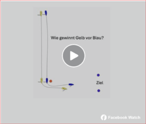 Wie gewinnt gelb vor blau ?