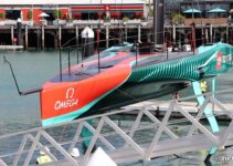Emirates Team New Zealand has first outing of new AC75 -2024