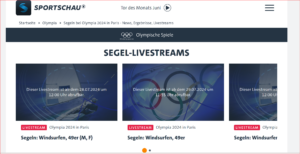 Segeln - Olympia Livestream