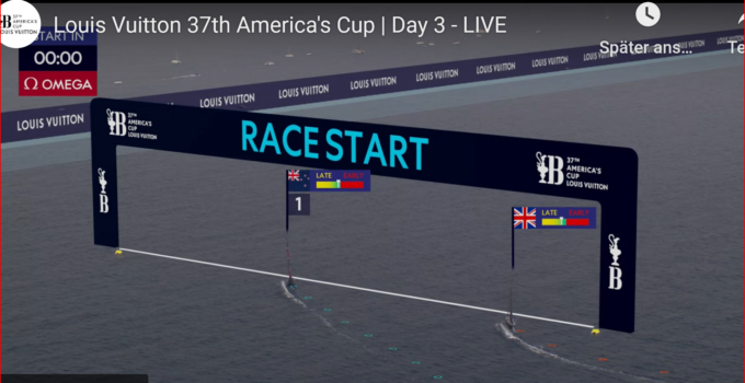 Louis Vuitton 37th America’s Cup | Day 3 – LIVE – Sir Ben verliert auch das 4. Rennen