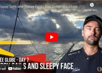 Vendée Globe 2024 – day 8 – Boris 33. – Flappy Sails and Sleepy Face