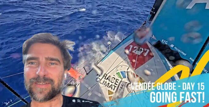 Vendée Globe 2024 – day 17 – Boris 11. – Going fast