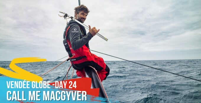 Vendée Globe 2024 – day 26 – Boris had a big mental downer this morning.