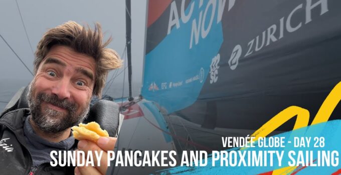 Vendée Globe 2024 – day 30 – Sebastien Simon: Starbord Foil broken