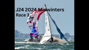 J24 2024 Midwinters Race 3, w...